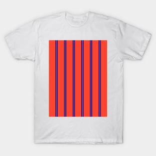 Scotland Away 1993 - 94 Orange no Purple Striped Pinstripes T-Shirt